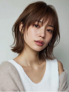 黒髪/クラゲヘアー/オリーブグレー/小顔/ココアベージュ/東海駅