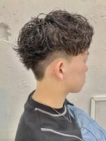 ロミー 本厚木(ROMMY.)&nbsp;メンズヘアカット黒髪ルーズパーマ刈り上げツーブロック本厚木☆