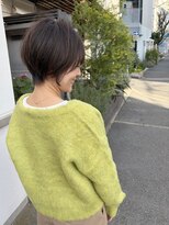 ロア(LOA)&nbsp;くびれショート/ショートボブ/グレージュ/ベージュ