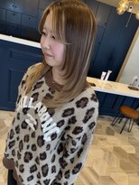 ラグ バイ シゲルカットクラブ 神田久志本店(lag)&nbsp;上品くびれミディ × 透明感ベージュ