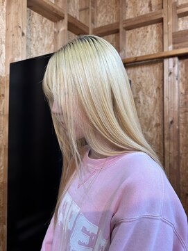 アフターニュース 新潟(afternews) 抜きっぱなしブロンド/ダブルカラー/ケアブリーチ/髪質改善/駅南