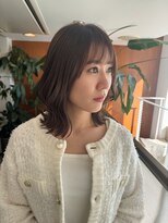 アテナ(ATENA) くびれボブ/顔まわり/グレージュ【中嶋翔也】