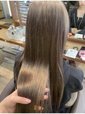 ロングミルクティベージュ