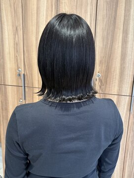 ガリカ 博多(Gallica) <ゲスト>ツヤ感のある暗髪カラー、ダークグレージュ