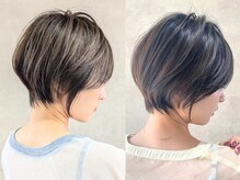 エンクス 天王町店(enx)の雰囲気(絶壁などお悩みの方におすすめの骨格補正カット☆ショートボブ)