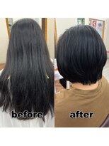 モンド ヘアクリエーション 新栄店(monde hair creation)&nbsp;【monde】before × after × 髪質改善