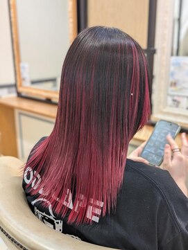 ネオリーブ ジューク 日吉店(Neolive JuQ) ミルクティーブロンドワンホンレイヤー/デジタルパーマ/日吉綱島