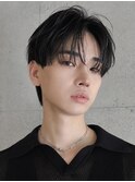 【azu】韓国メンズカット センターパート ハッシュカット