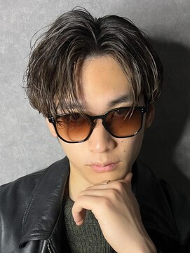 エルマーク 本山(L-MARK) センターパート/フェザーパーマ/カルマパーマ/men's