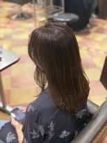 シャンプーボーイ 佐賀(SHAMPOO BOY)&nbsp;艶感ミディアム白髪ぼかし【佐賀ミディアム】