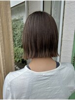フゥカ 売市店(fuka)&nbsp;外ハネボブ×アッシュブラウンカラー　八戸
