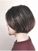 メンズショートボブ