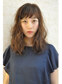 波巻き風ほつれパーマ