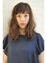 エムツージェイ(M2J) 波巻き風ほつれパーマ