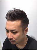 スペインカール/スパイキーショート/フェザーパーマ/フェード