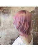 [magiy hair yumoto] マッシュウルフキャンディピンク★