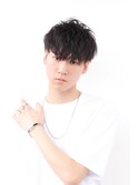 ダークアッシュ#ニュアンスパーマ#韓国マッシュ#スペインカール