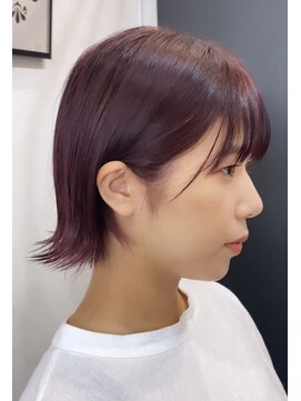 ヘアーアンドメイク グルック(hair&make Gluck) ブリーチxチェリーピンク