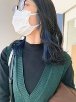 ゲリール ヘア プラス ケア(guerir hair+care)&nbsp;【guerir hair＋care】インナーカラーブルー