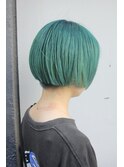 【MAAAAAC】ターコイズグリーンボブ