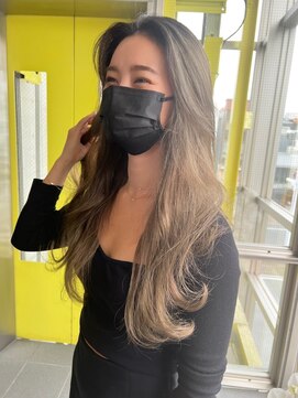 ガルボヘアー 名古屋栄店(garbo hair) 海外風 外国人 カラー バレイヤージュ ハイライト アッシュ