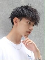 ゴールドナゴヤ 名駅(GOALD NAGOYA)&nbsp;ルーズツイストスパイラル 前下がりツーブロックショート