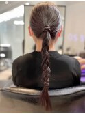 簡単☆オシャレなタイトヘアアレンジ　表参道髪質改善