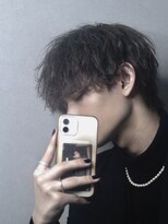 ゴールド 京都(GOALD)&nbsp;#マッシュウルフ　波巻きスパイラル　渋谷/メンズパーマ