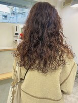 ソイ コンク 下北沢(soi conc)&nbsp;ロングパーマ/ハードパーマ/オレンジブラウン