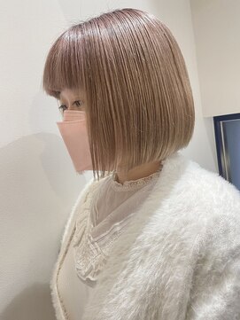 ウクラ バイ レシッド 池袋(uchla by rcid) イメチェン似合わせカット☆ワンカールミニボブシアーカラー前髪