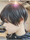 前髪×かりあけ×黒髪×コンパクトショート(tomo)