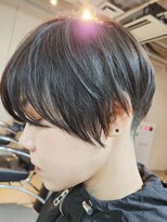メリケンビューティーパーラー コウベ(MERICAN BEAUTY PARLOR KOBE) 前髪×かりあけ×黒髪×コンパクトショート(tomo)