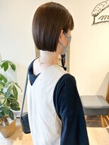 メルト 吉祥寺(melt)&nbsp;*高塚*切りっぱなしボブ大人ミニボブ前髪カットオリーブベージュ