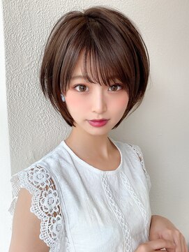 アフロート ディル(AFLOAT D'L) 20代30代40代大人かわいい 小顔 前下がりボブ ひし形シルエット