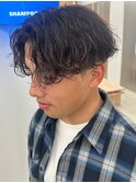 【LondLOGAN SAKURA】眉毛 波巻きスパイラルパーマ マッシュ