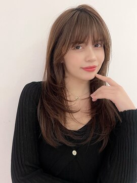 ビーチ(BEACH) ブリーチなしカラーやわらかベージュレイヤーカット