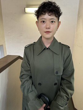 ソイ 下北沢(soi) 【short perm】ツーブロック刈り上げ_ベリーショート_パーマヘア