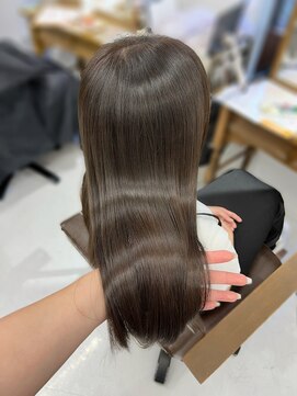 ハピネス 梅田茶屋町店(HAPPINESS) 韓国くびれロング レイヤーオルチャン小顔前髪 艶髪 髪質改善