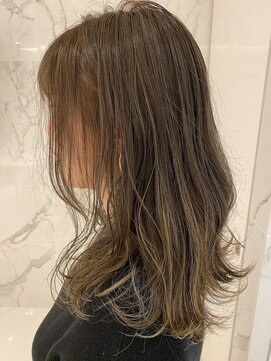 アヴァンスクロス あべのルシアス店(AVANCE.CROSS) ハイライト×ブラウンベージュ