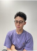 ツーブロックショート