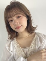 エム(EM)&nbsp;くびれヘアベージュカラーインナーダブルカラーボブレイヤー