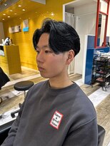 ルースト 京都河原町店(ROOST)&nbsp;ニュアンスパーマセンターパートカルマパーマダウンパーマ