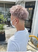 フェード・メンズパーマ・ツイストスパイラルパーマ・眉毛