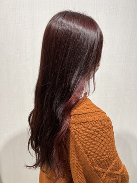 リジョイスヘア エン(REJOICE hair EN) レッドブラウン×red
