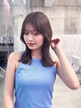 フィヴェント(Fivent) 美髪韓国レイヤーイメチェン似合わせチェリーブラウンミニウルフ