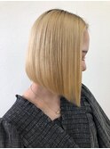 ブリーチ毛でも酸性縮毛矯正でまとまり◎