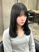 ロンド 表参道店(Lond)&nbsp;髪質改善縮毛矯正レイヤーカット顔周り前髪韓国ミニウルフ