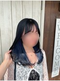 ブルーインナーカラー