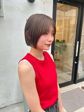 ヘアーデザイン アルエ(HAIR×design ARUE) ミニボブ/オリーブグレージュ