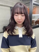 ニコ トウキョウ 渋谷(nico TOKYO)&nbsp;ワインレッド/チェリーレッド/レイヤーカット/ケアブリーチ/赤髪